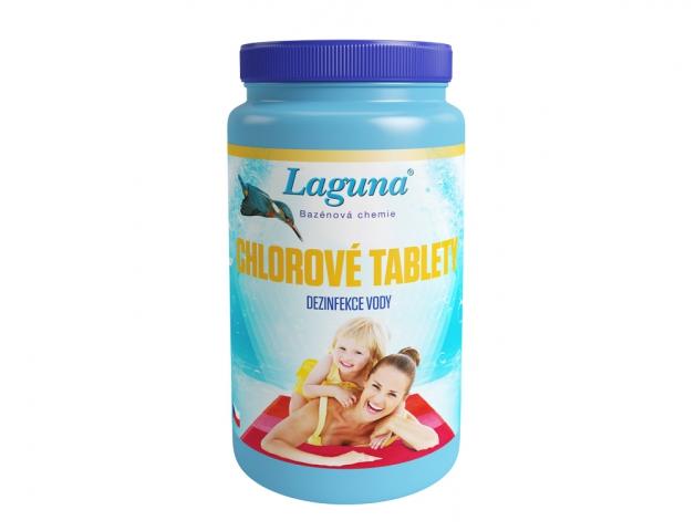 Tablety LAGUNA chlórové dezinfekčné do bazéna 1kg