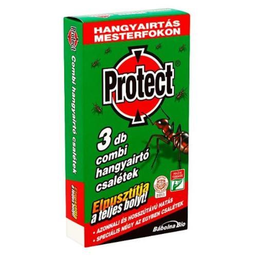 Mravce PROTECT COMBI 3ks nástraha na ničenie čiernych mravcov 10/k