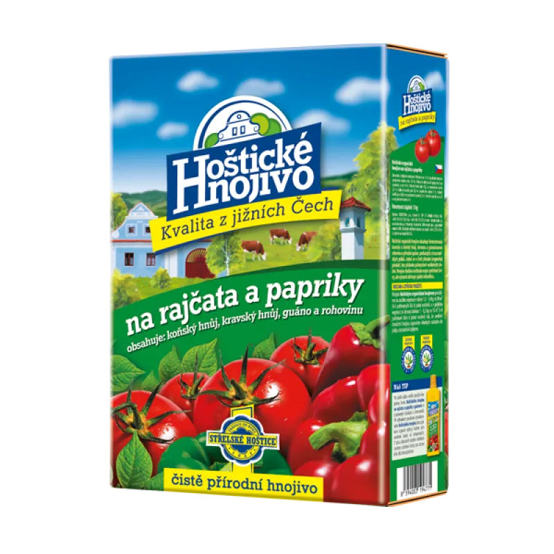 Hoštické organické hnojivo na paradajky a papriky 1 kg