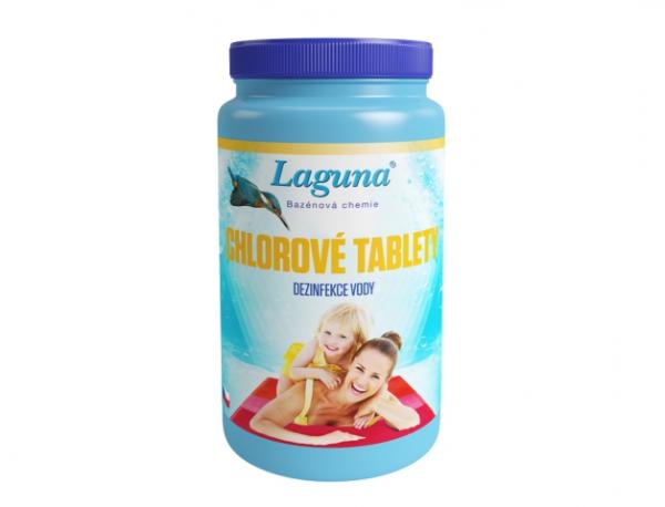Tablety LAGUNA chlórové dezinfekčné do bazéna 1kg