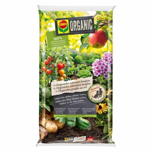 Hnojivo COMPO ORGANIC 5kg záhradné